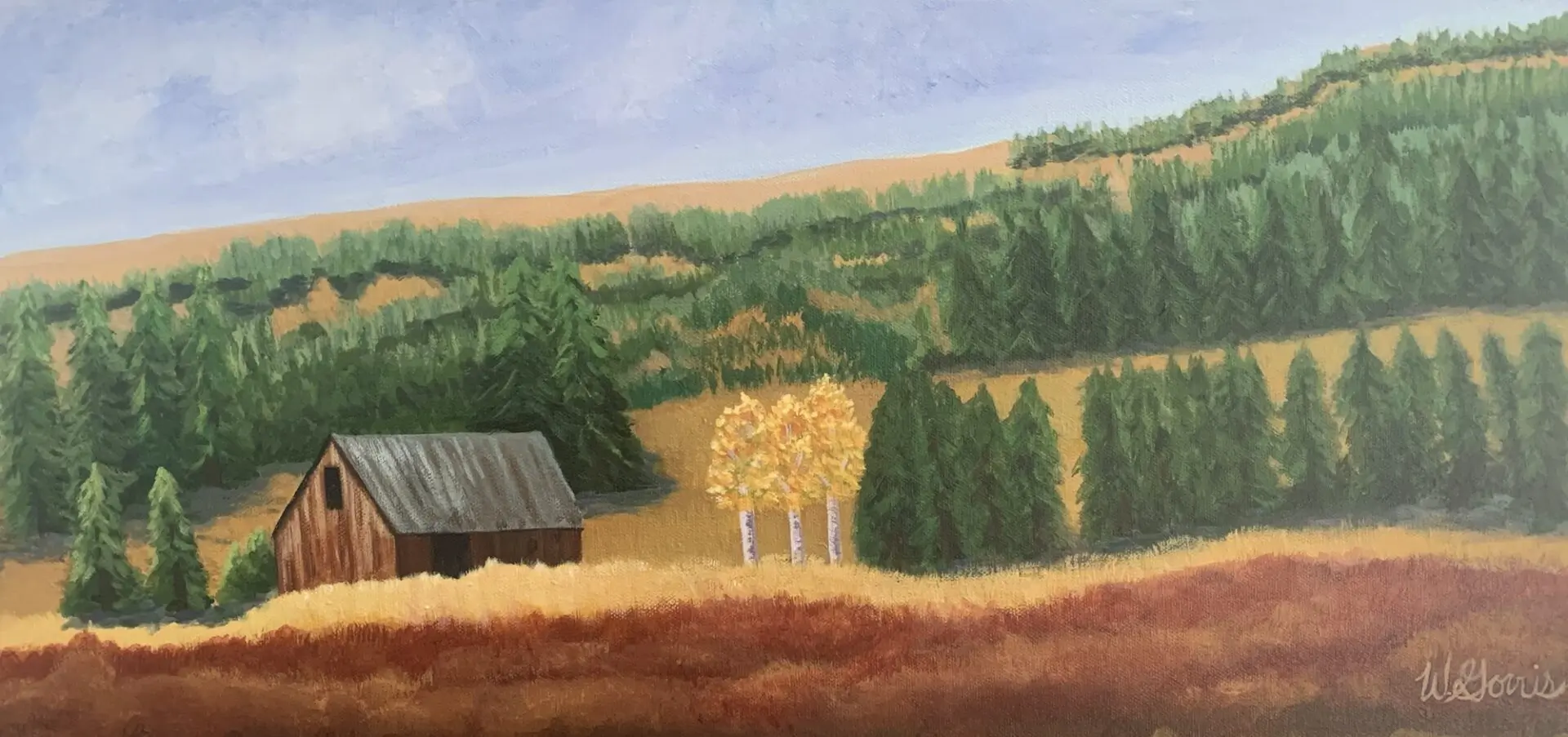 Hope Meadow 12in x 24in - Giclée Acrylic on Canvas