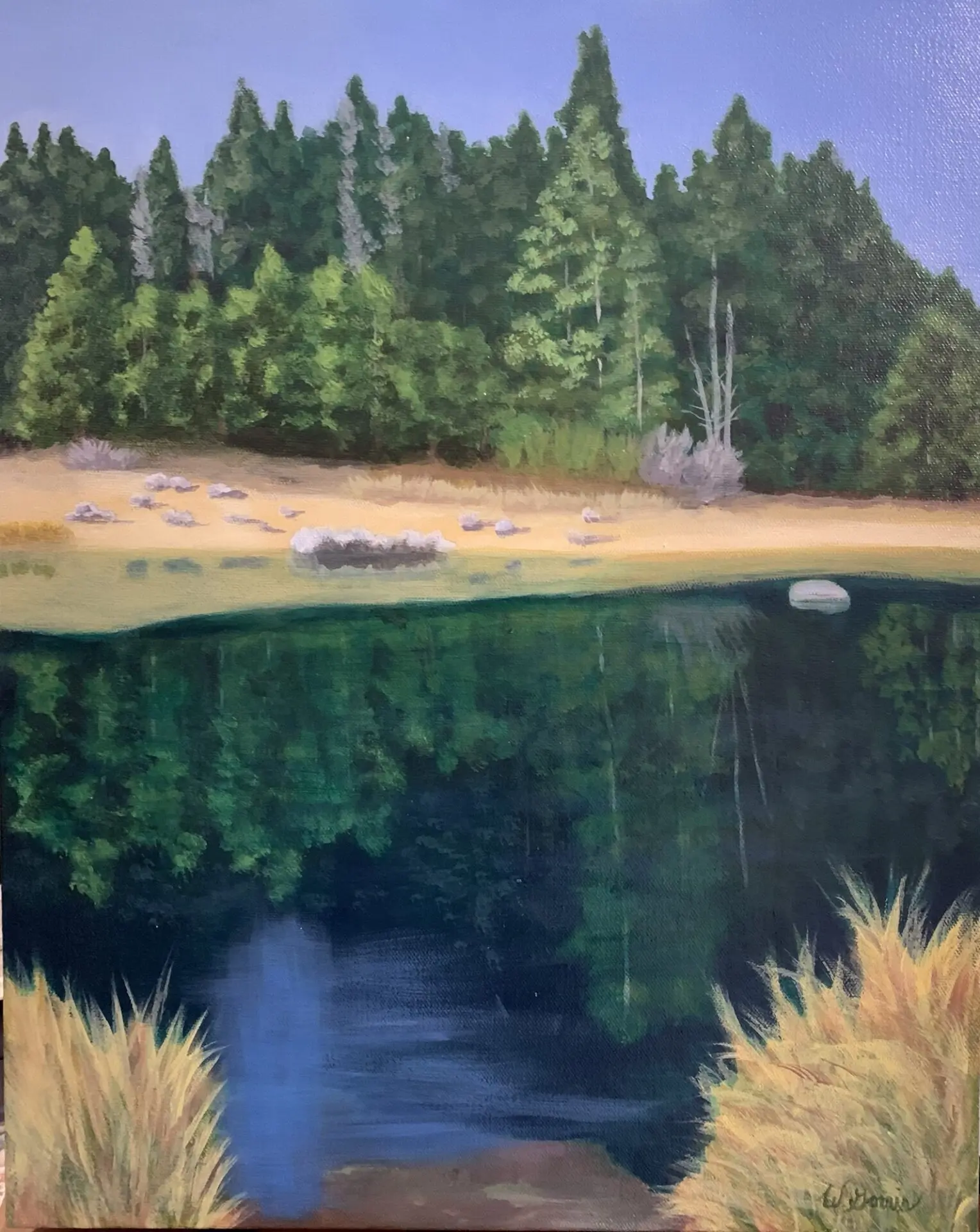 Fall Reflections 20in x 16in- Original!