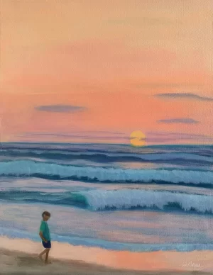 Contemplation 18in x 14in- Original!