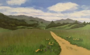 Step by Step 15in x 24in- Acrylic on Canvas, Orginal!