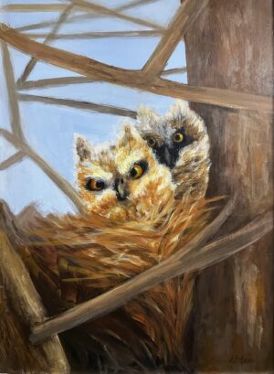 Cradled 16in x 12in, Framed Original!