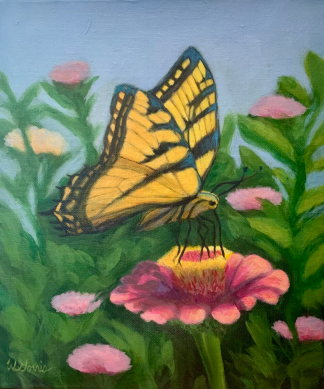Swallowtail Summer 12in x 10in, Original!