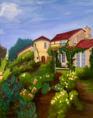 Smell the Roses 20in x 16in- Original!