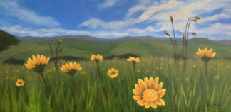 Hello Sunshine, 10in x 20in, Original!