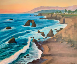 Sunset Glow @ Arched Rock, Sonoma County