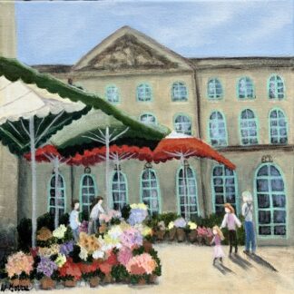 Flower Market (Aix-en-Provence) 12in x 12in, Original
